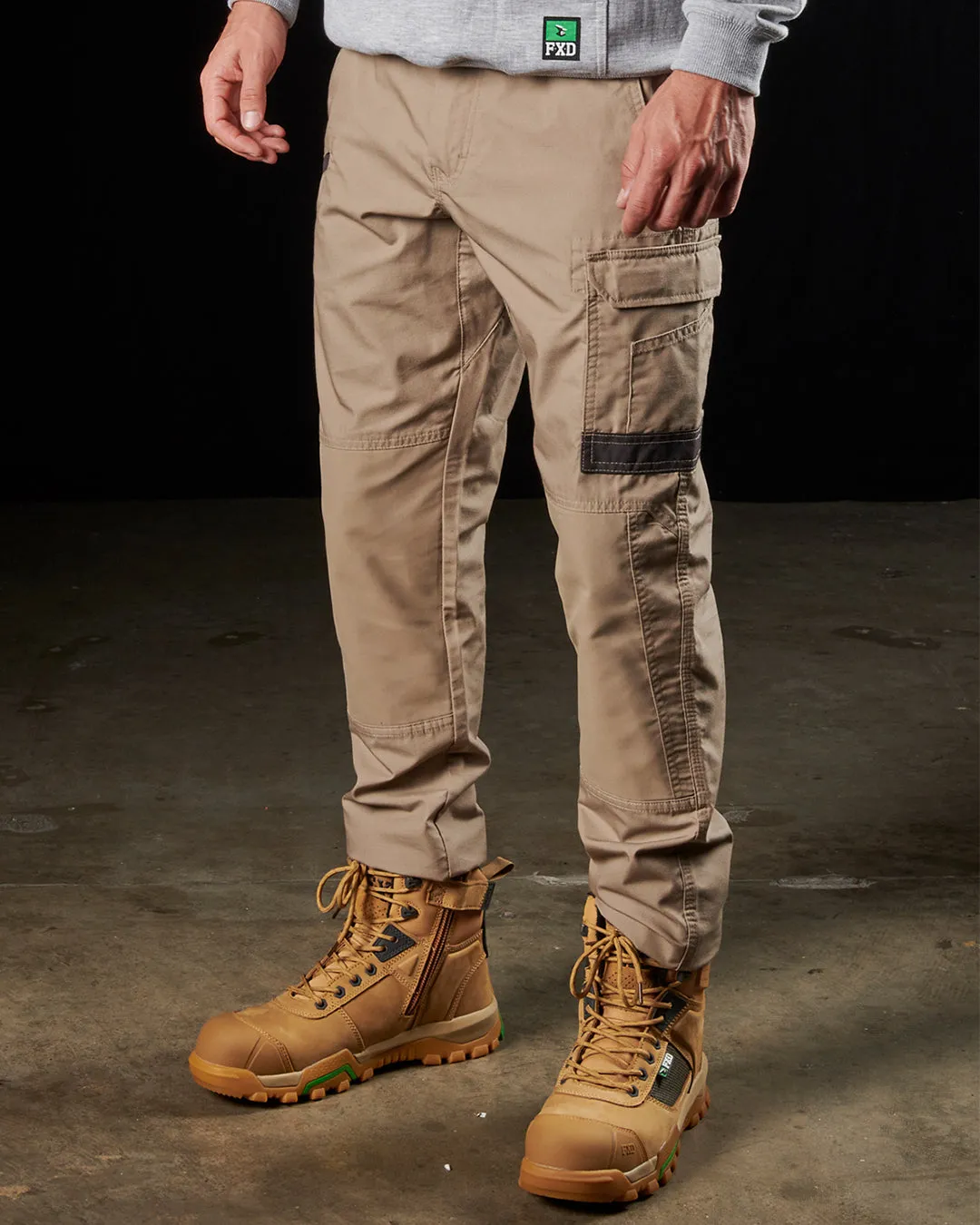 FXD Men's - WP.5 Stretch Tech Light Weight Work Pants - Khaki