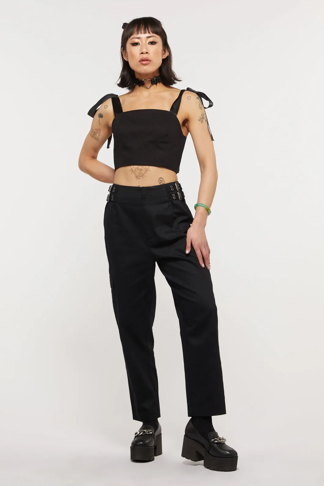 Goth Belted Pants