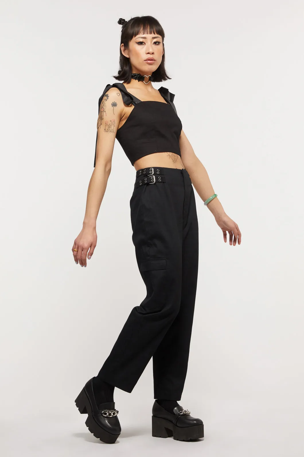 Goth Belted Pants