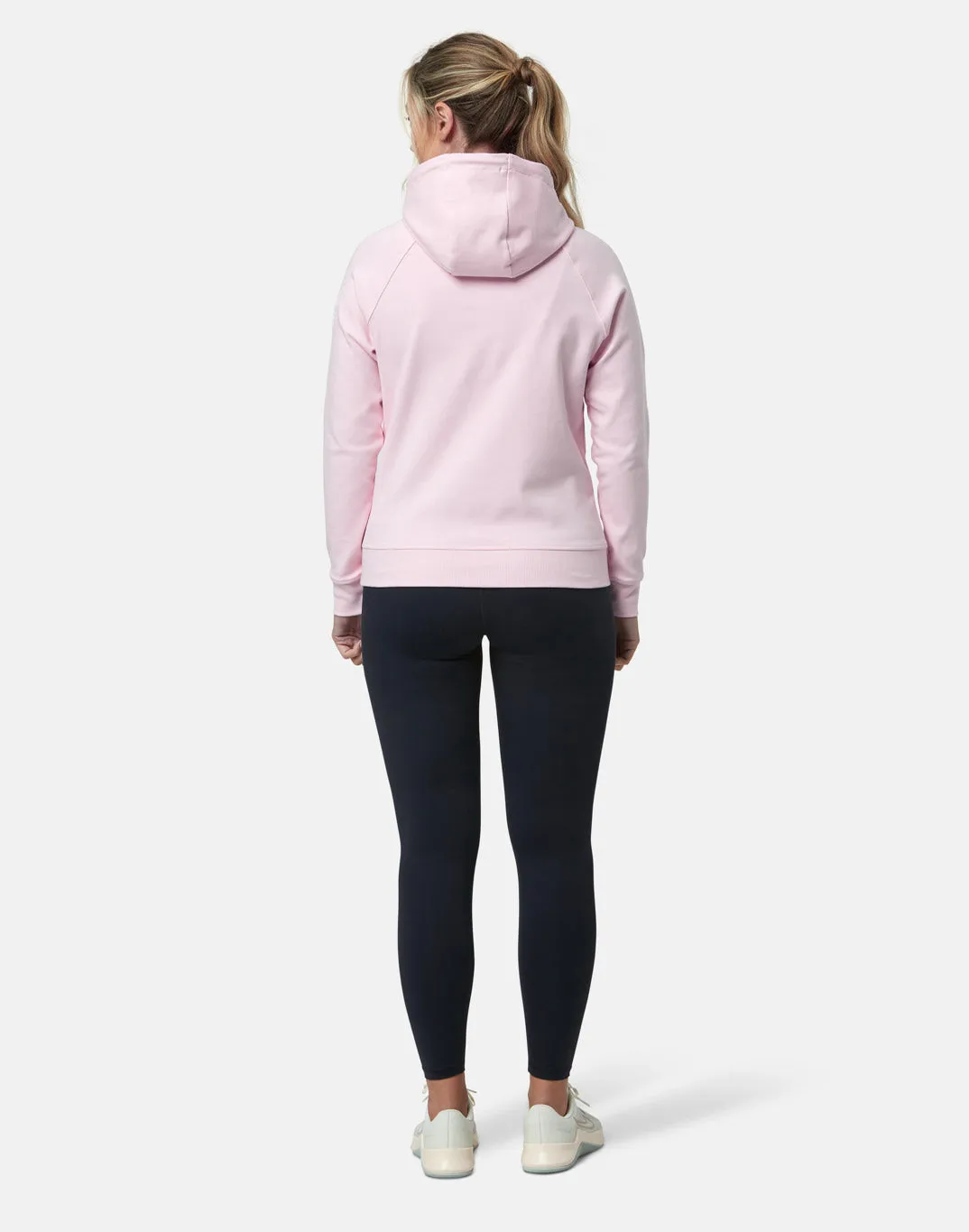 Gym Coffee Chill Pullover Hoodie (Womens) -  Baby Pink