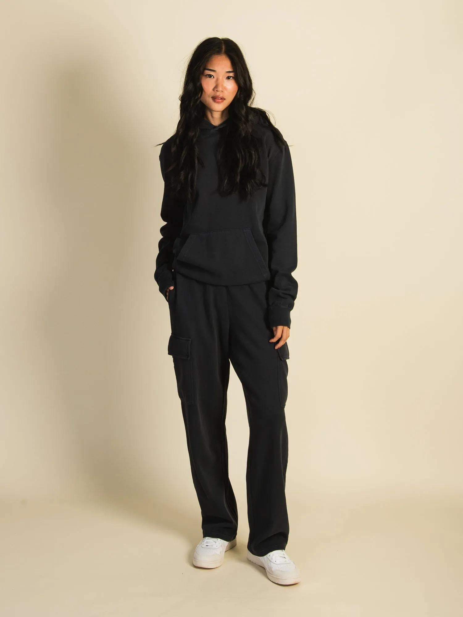 HARLOW ANDI CARGO SWEATPANTS - NAVY