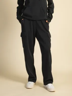 HARLOW ANDI CARGO SWEATPANTS - NAVY