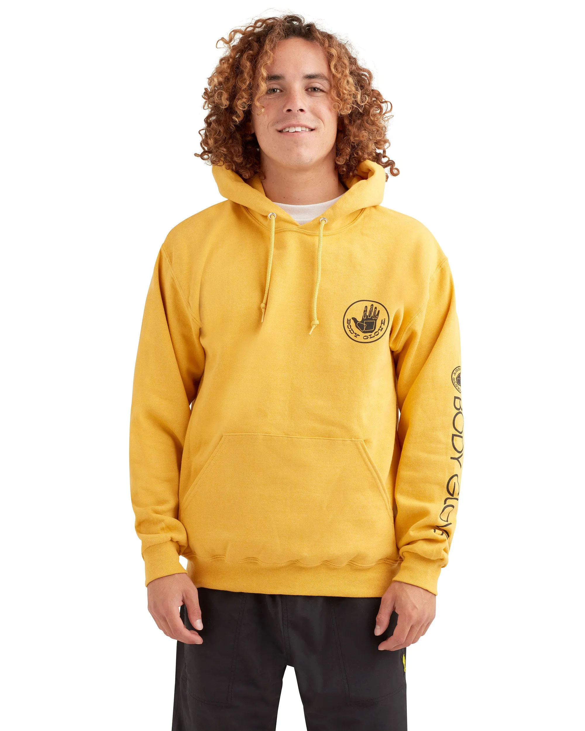 Heritage Pullover Fleece Hoodie - Mustard Heather