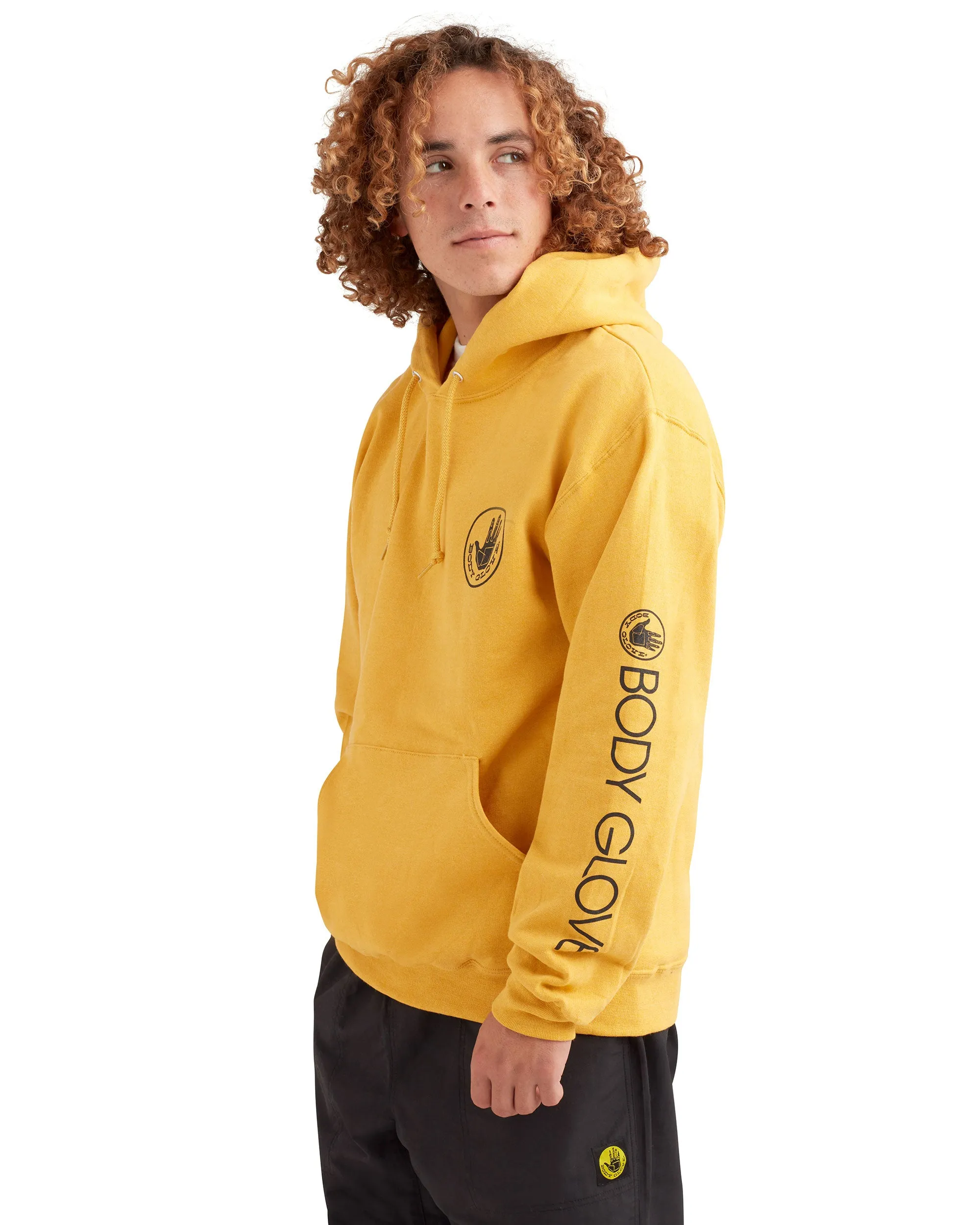 Heritage Pullover Fleece Hoodie - Mustard Heather