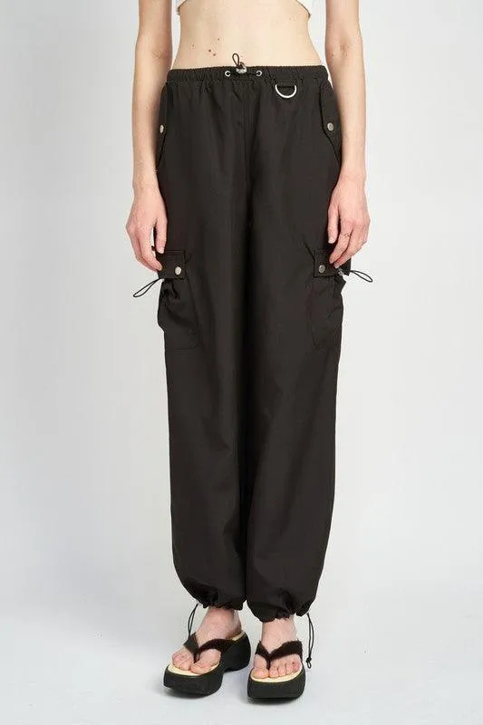 High Rise Cargo Pants