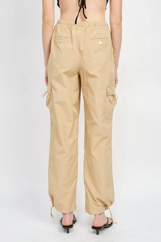 High Rise Cargo Pants