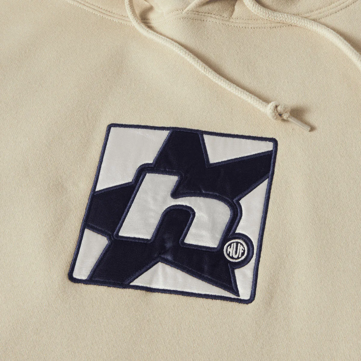 Huf H Star Hoodie - Stone