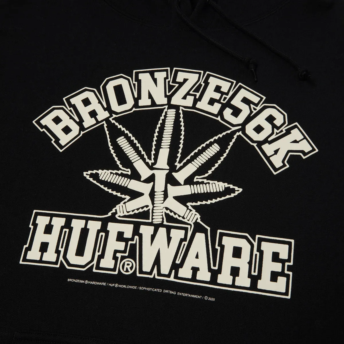 Huf x Bronze 56k Plantware Hoodie - Black