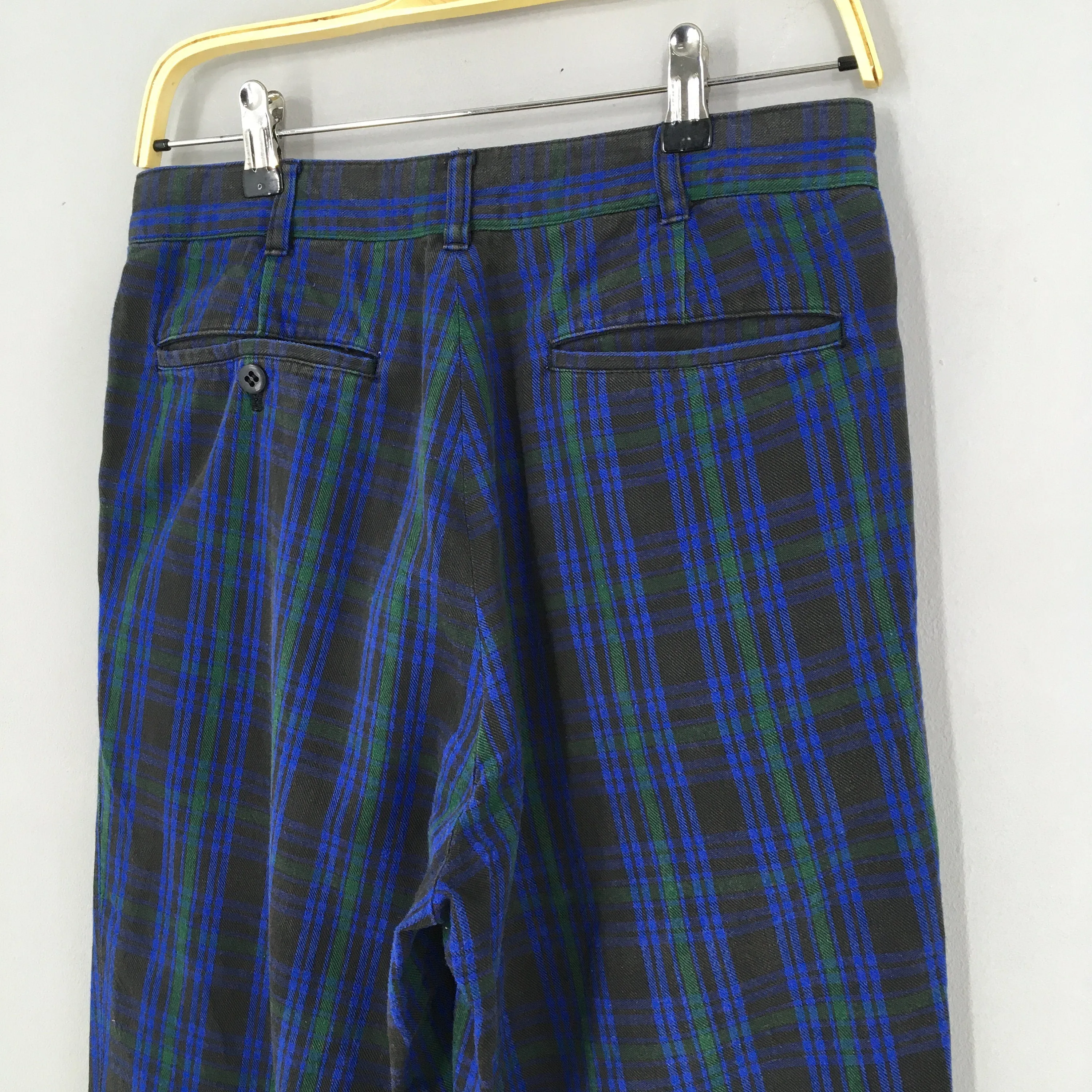 Japanese Beams Tartan Plaid Checkered Pants Size 30x32