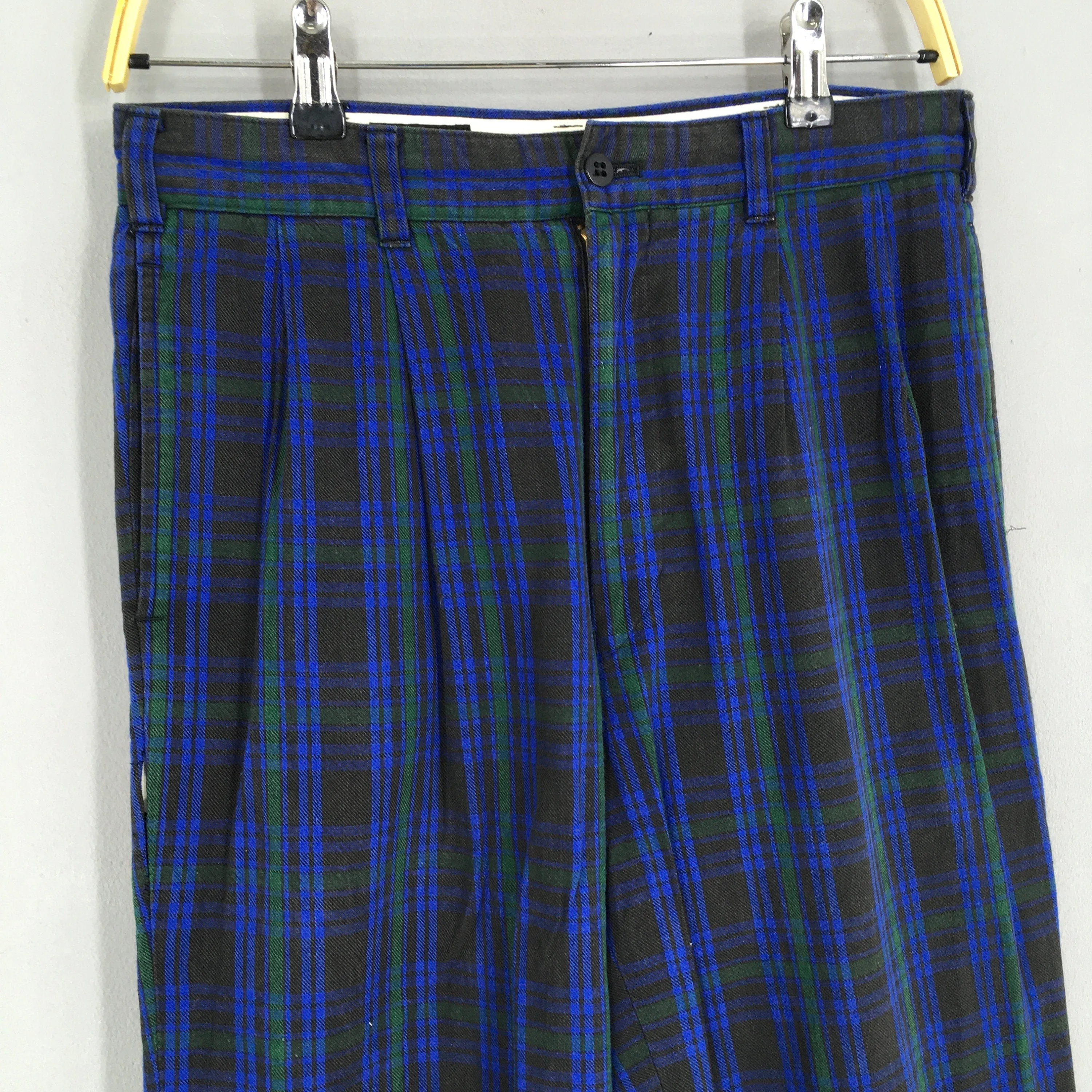 Japanese Beams Tartan Plaid Checkered Pants Size 30x32