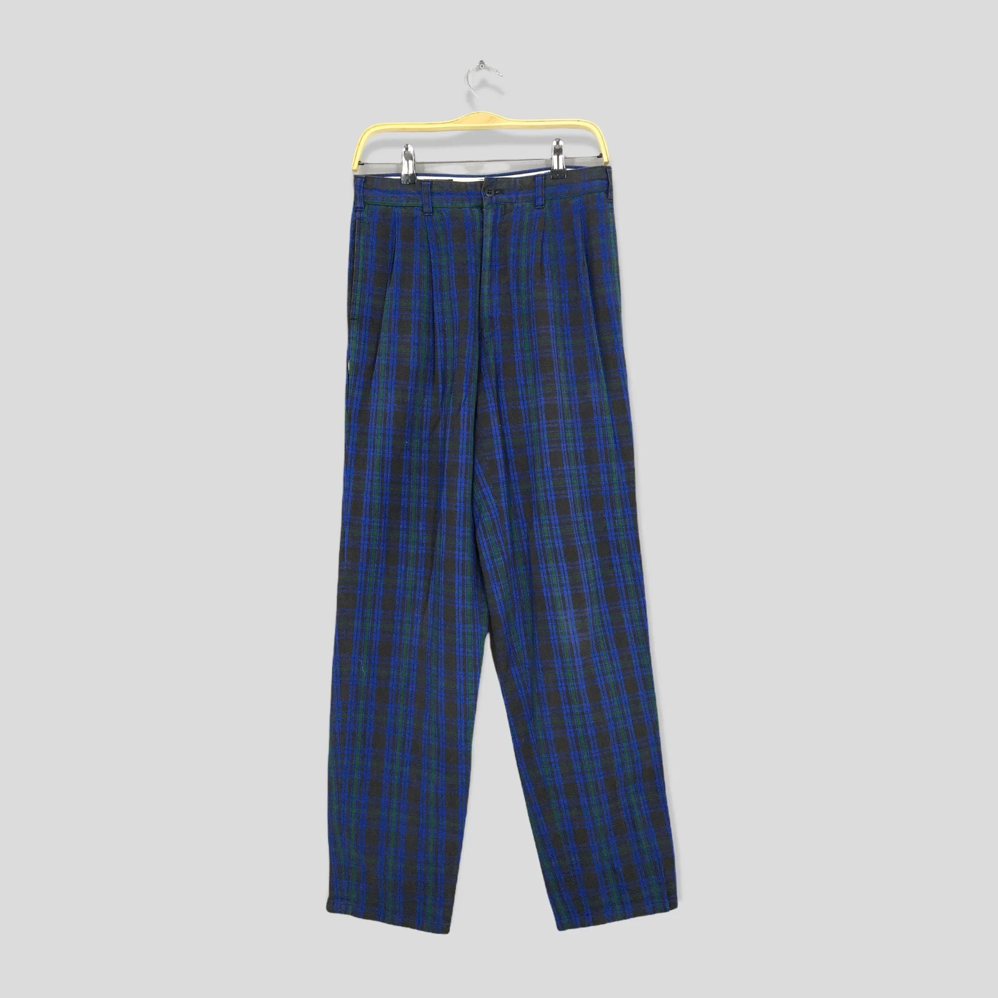 Japanese Beams Tartan Plaid Checkered Pants Size 30x32