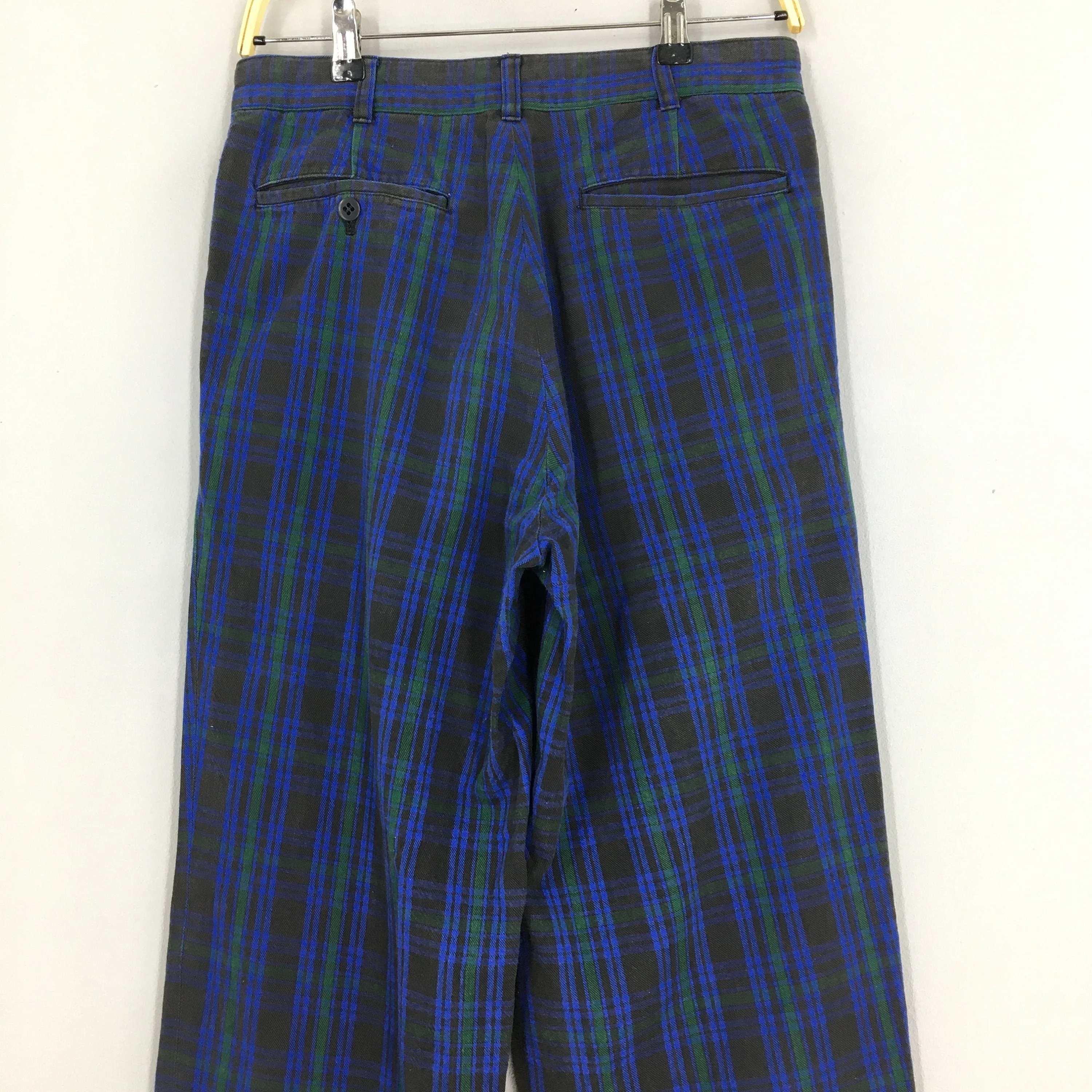 Japanese Beams Tartan Plaid Checkered Pants Size 30x32