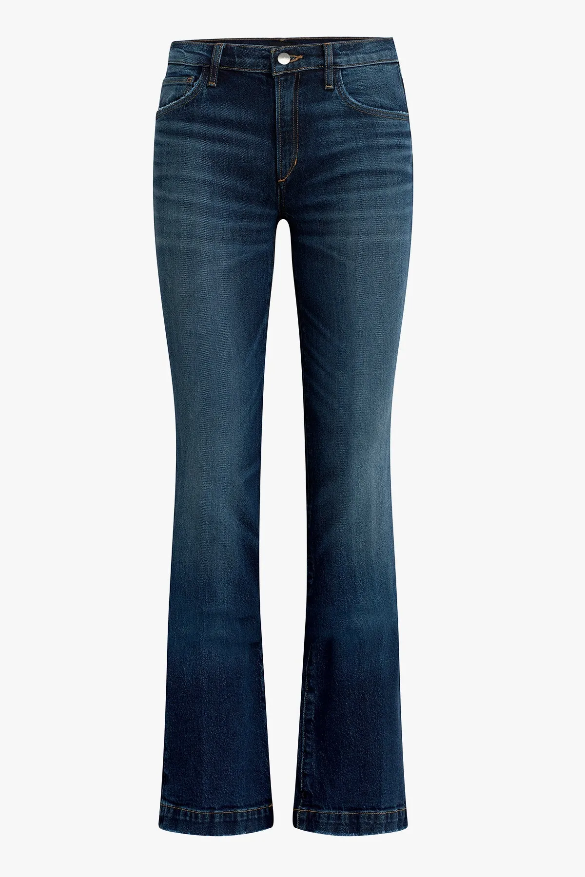 Joe's Jeans The Frankie Mid Rise Bootcut Heirloom Denim Wide Hem