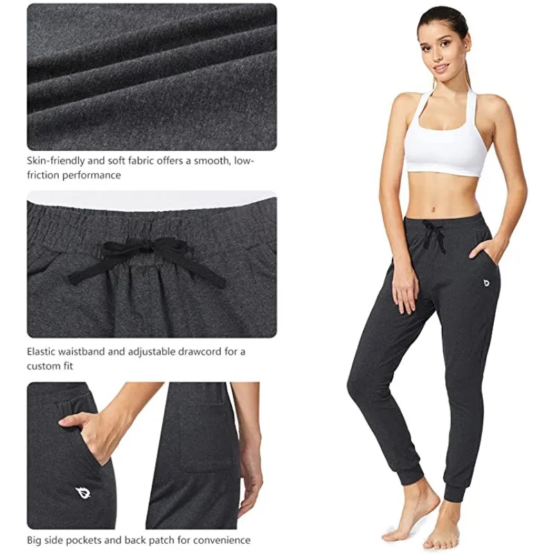 Jogging Pants For Women Cotton Sweatpants Track Sport Pants Sweat Athletic Casual Hiking Pockets