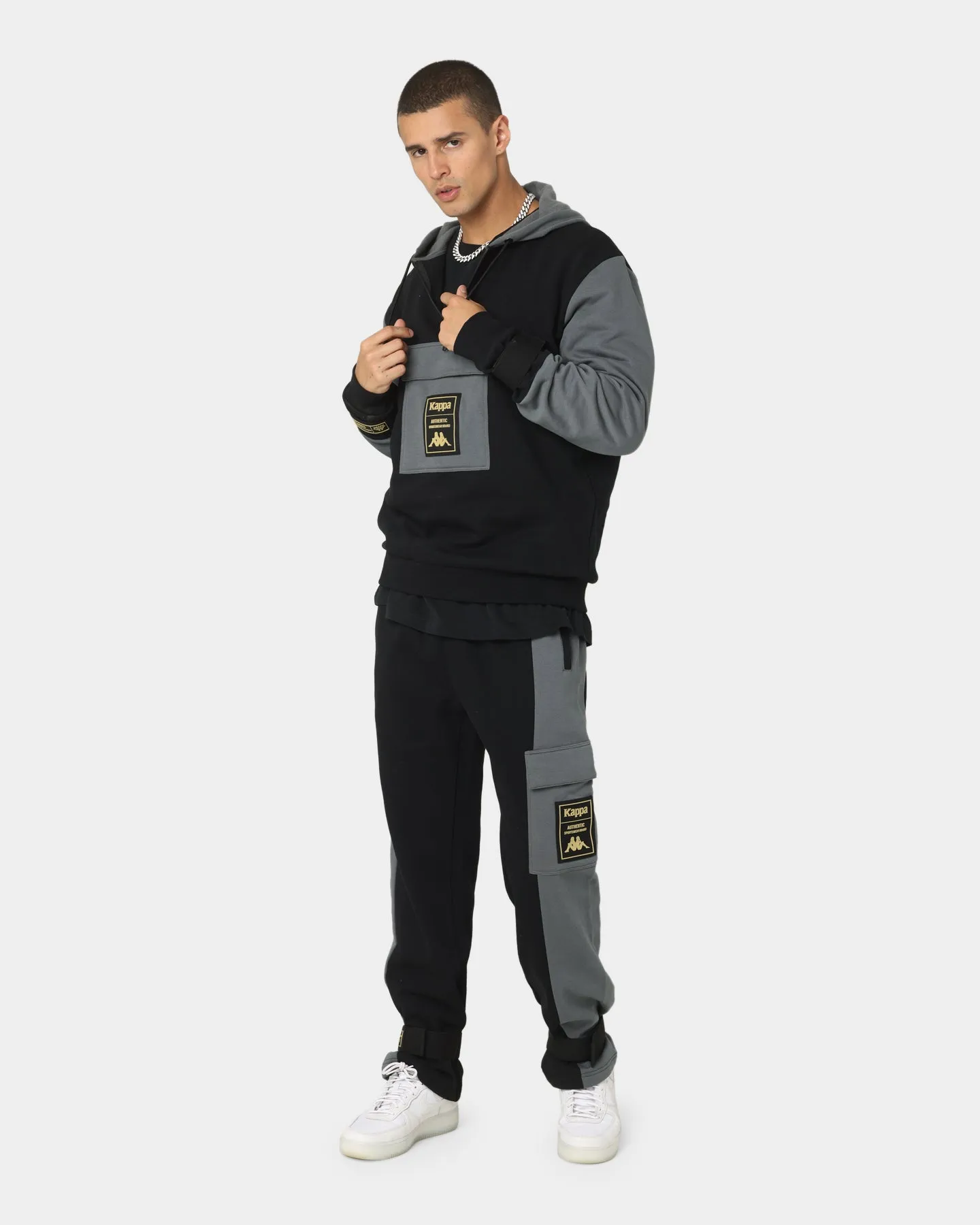 Kappa Authentic Frocs Sweat Pants Black/Gold