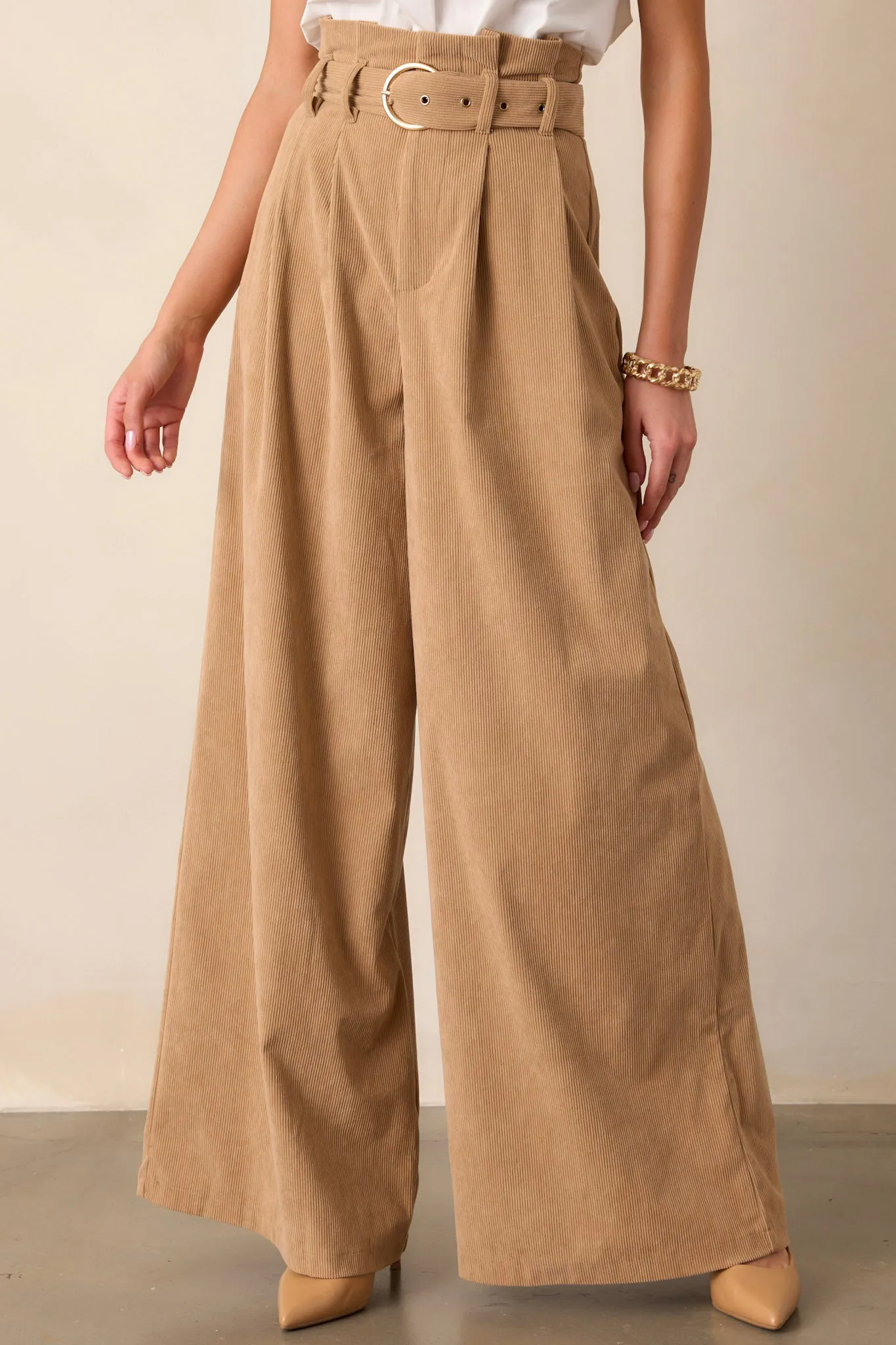 Keeping It Classy Tan Corduroy Pants