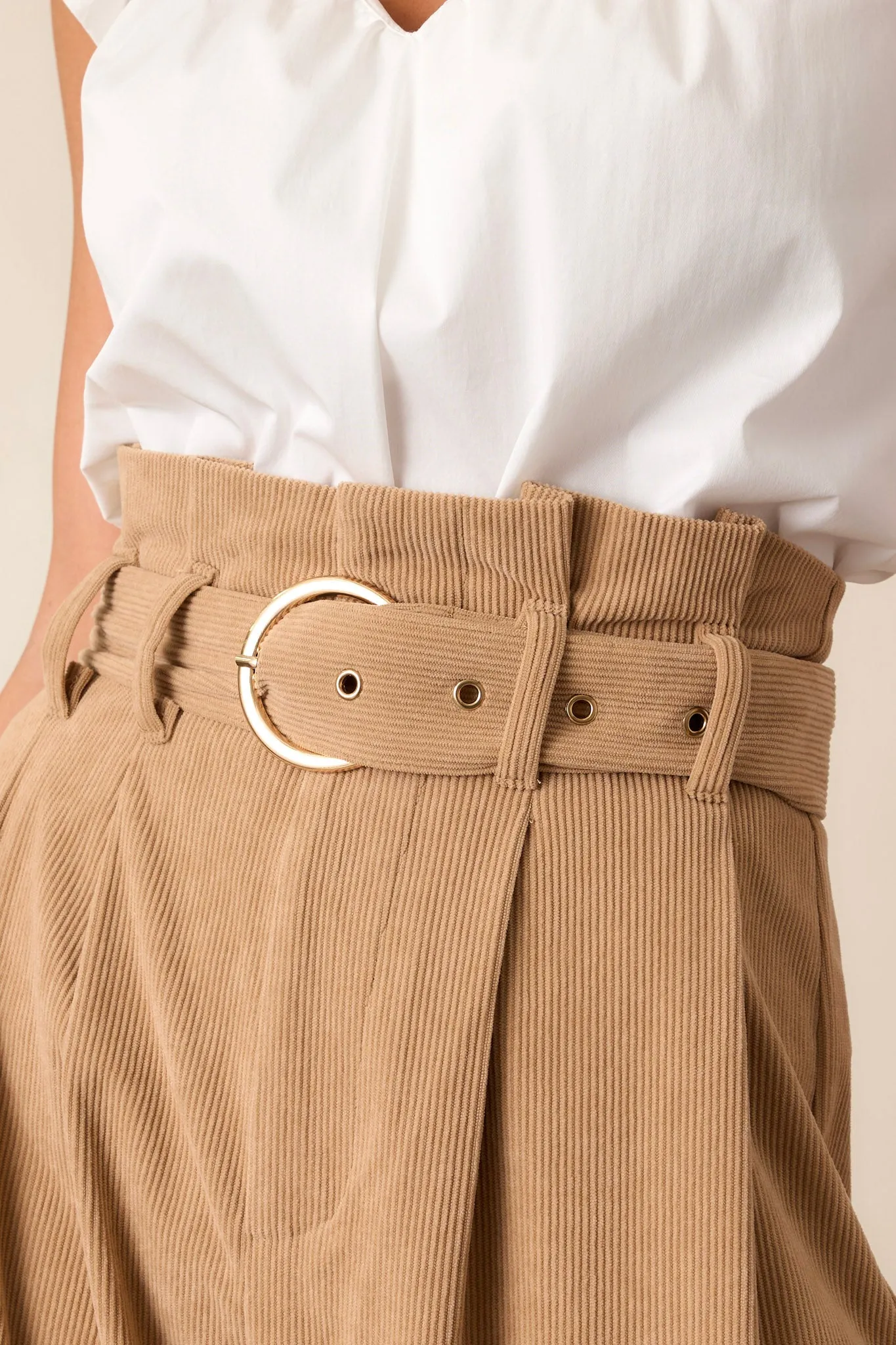 Keeping It Classy Tan Corduroy Pants