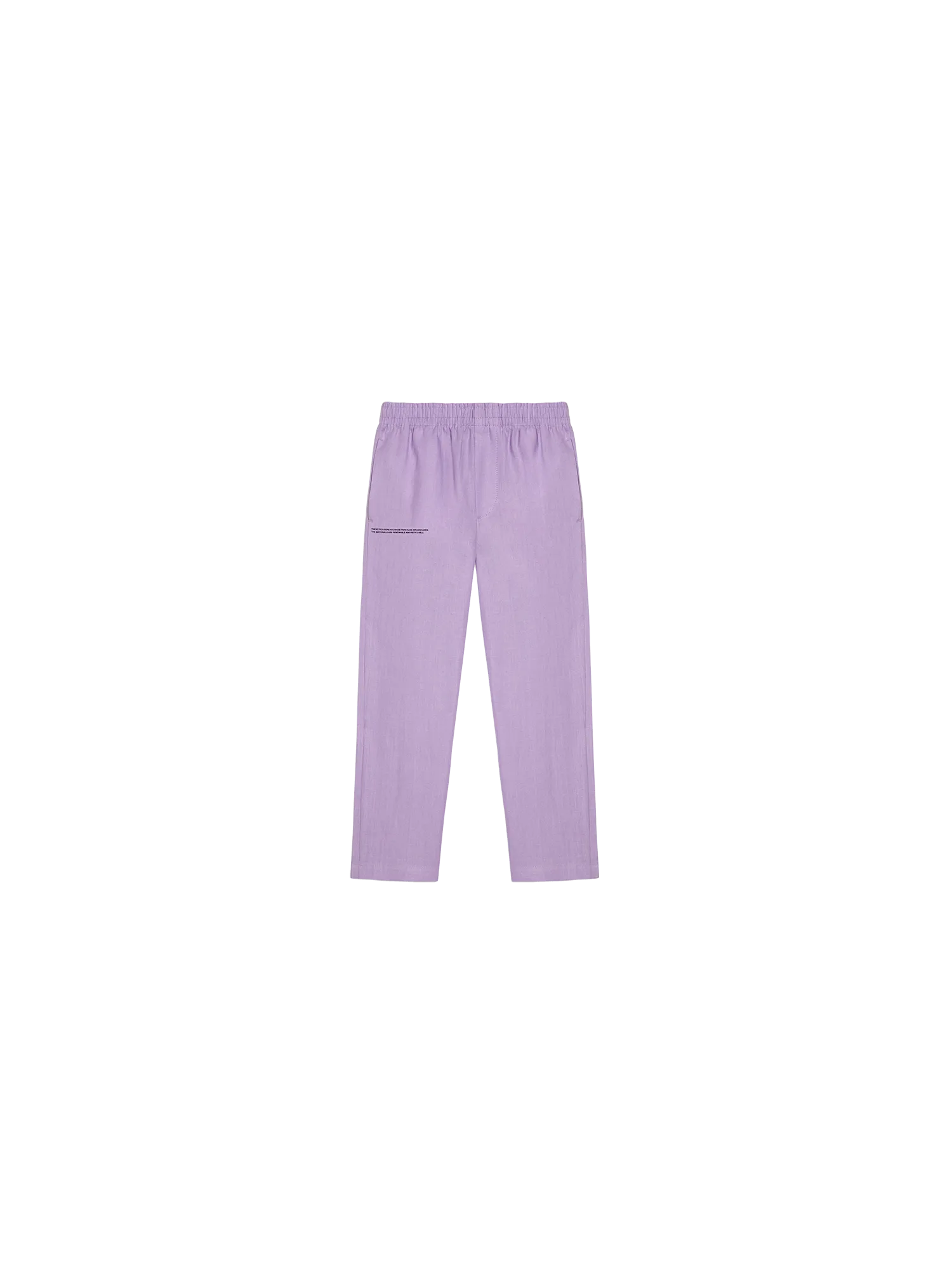 Kids Aloe Linen Pants—orchid purple