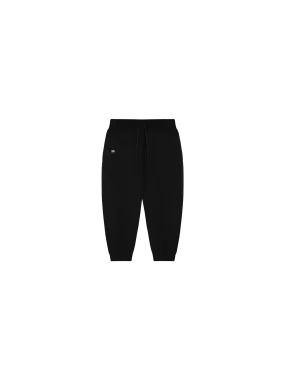 Kids Merino Wool Track Pants—black