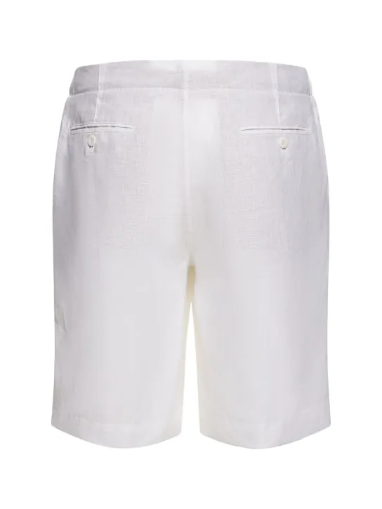 Loro Piana   Arizona linen Bermuda shorts 