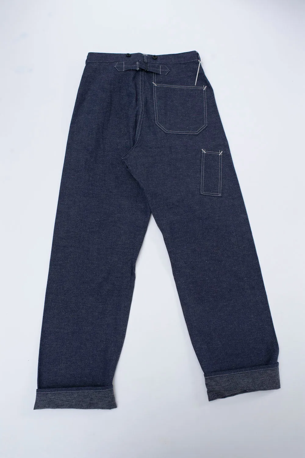 Lot 1223 - Forty and Eight Horse Guard Pants - Indigo