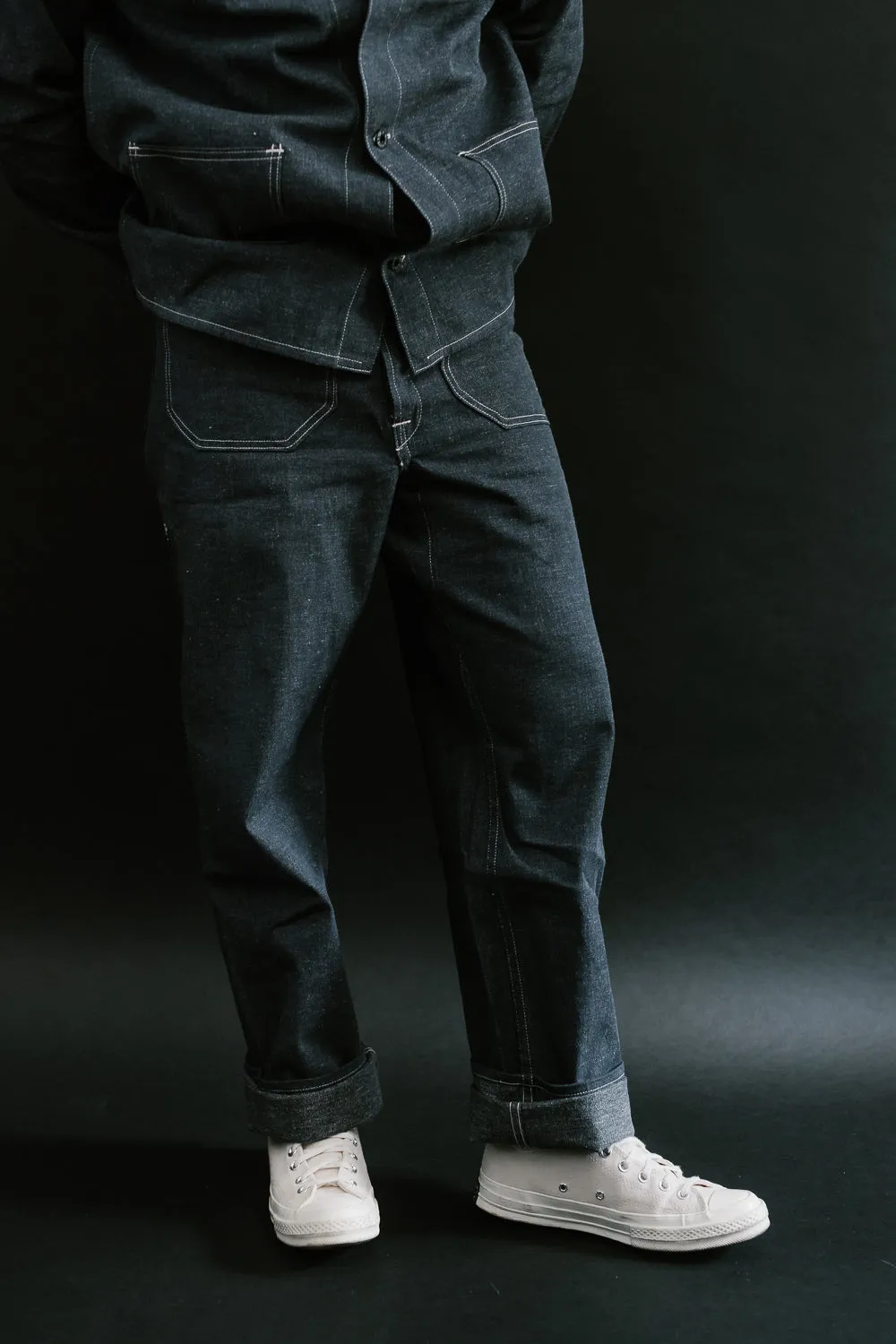 Lot 1223 - Forty and Eight Horse Guard Pants - Indigo