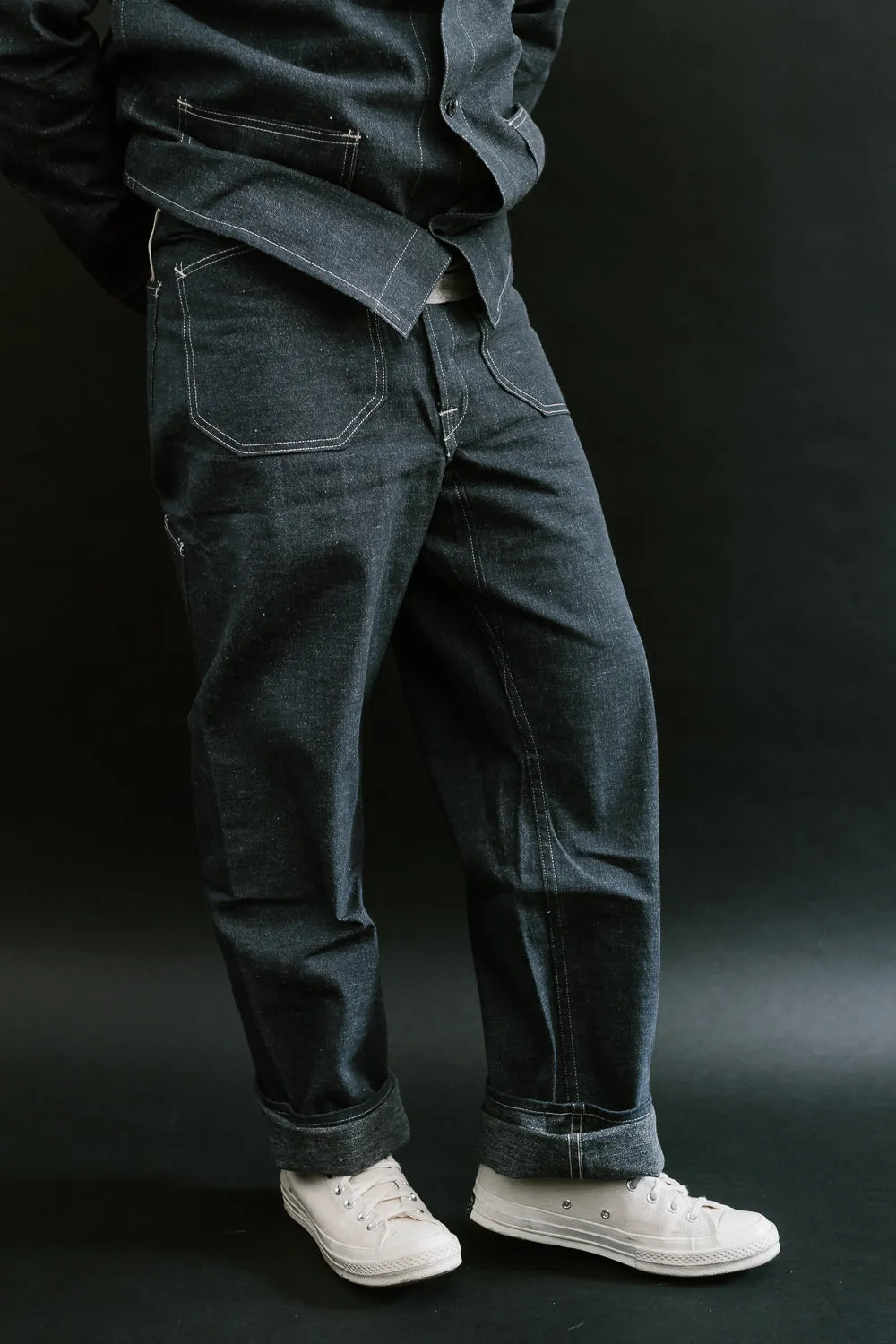 Lot 1223 - Forty and Eight Horse Guard Pants - Indigo