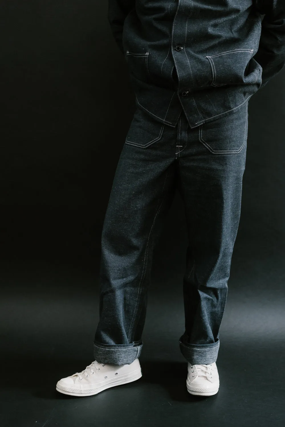 Lot 1223 - Forty and Eight Horse Guard Pants - Indigo