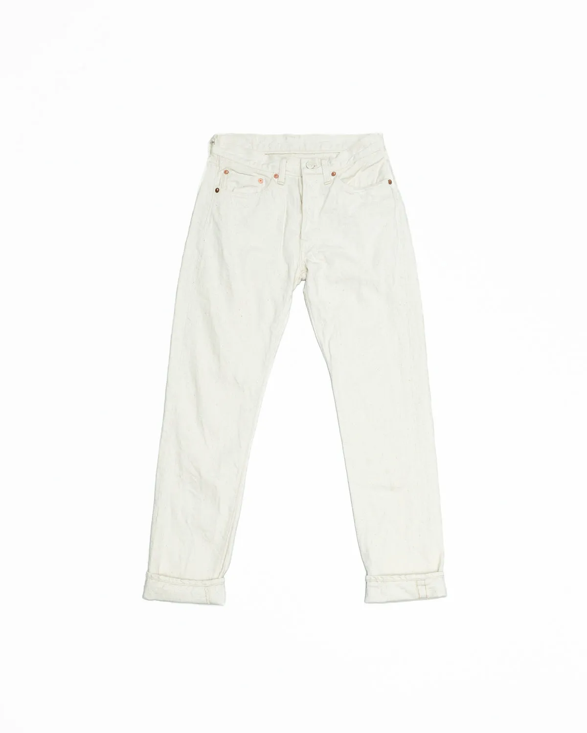 Lot 900XX - 13.5oz Slim Fit White Jeans - One Wash