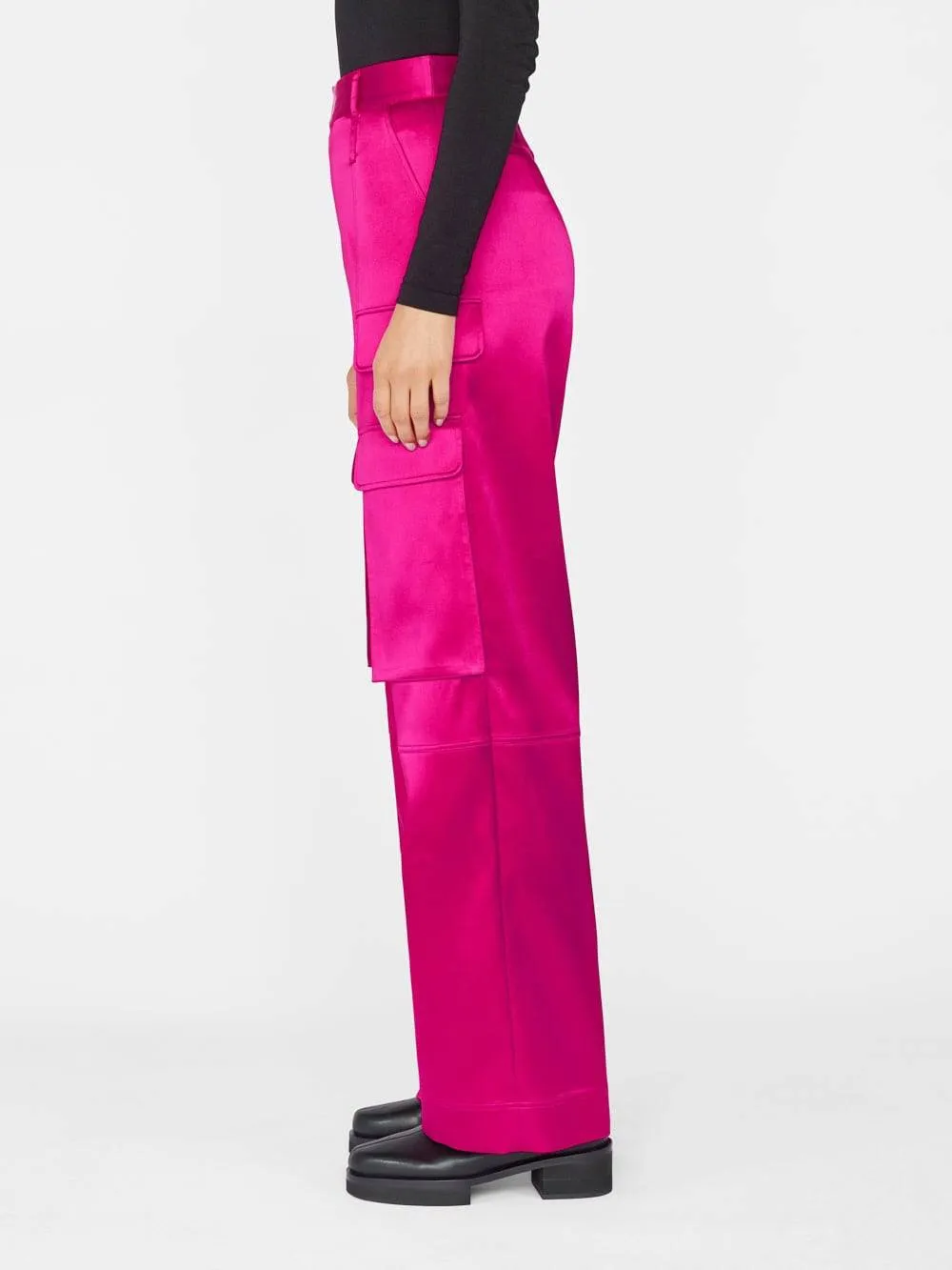 Magenta Blazer Stylish and Pants Set