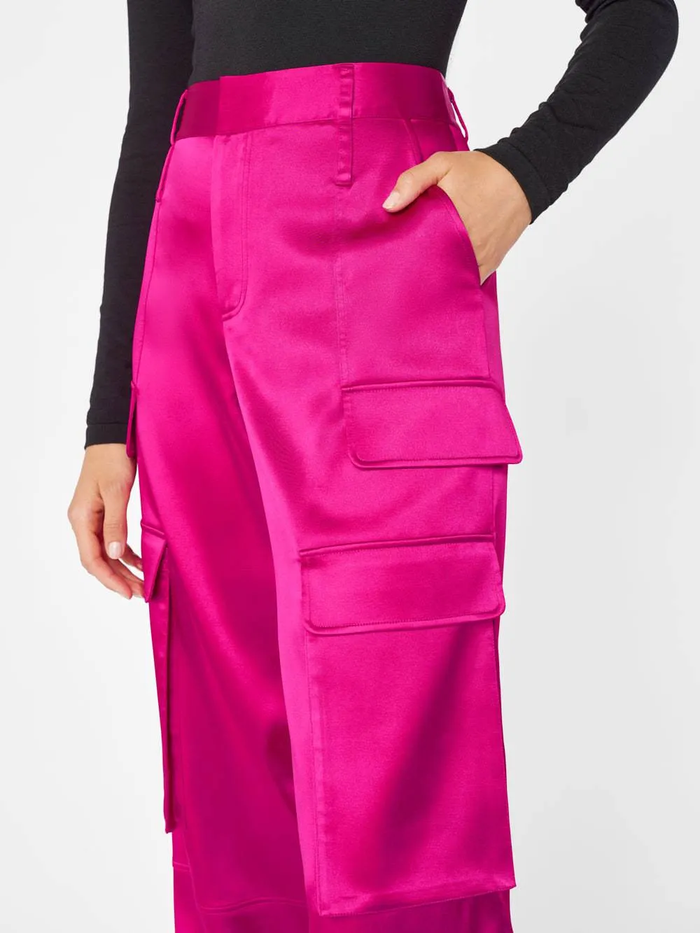 Magenta Blazer Stylish and Pants Set