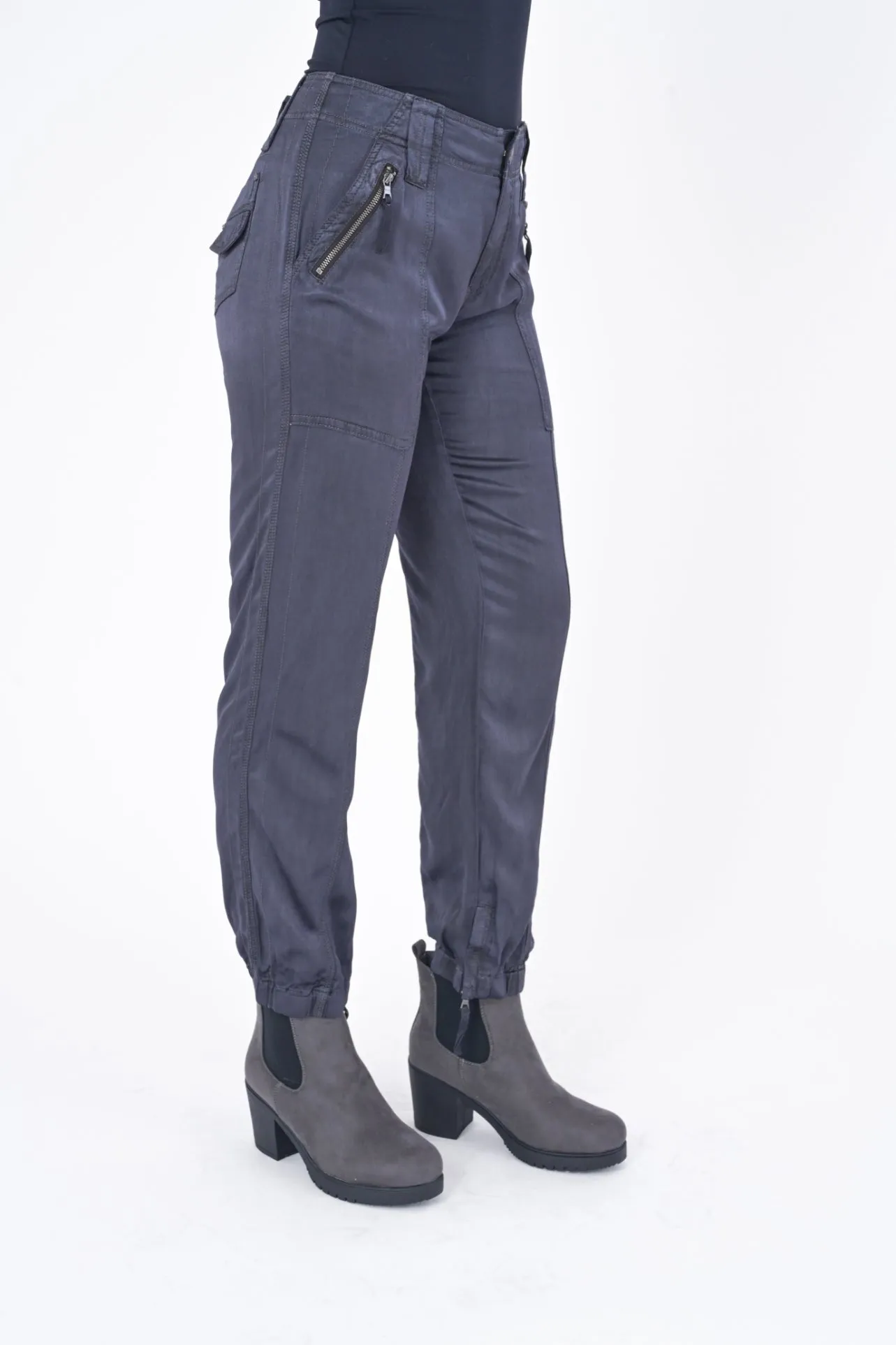 Marina Viscose Satin Jogger