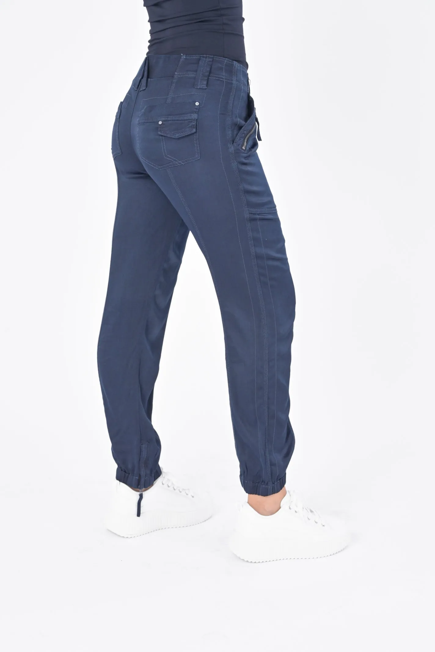 Marina Viscose Satin Jogger