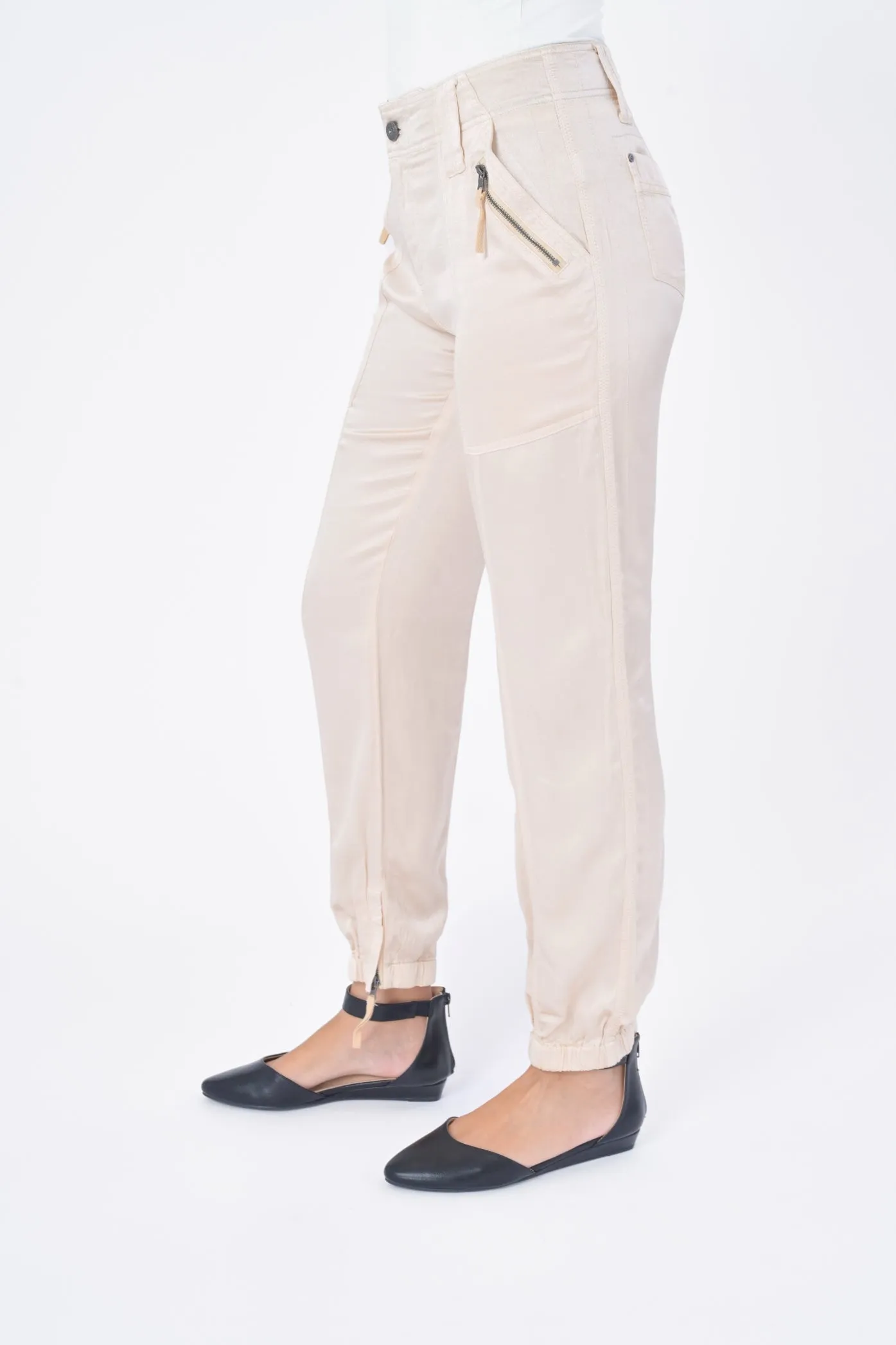 Marina Viscose Satin Jogger