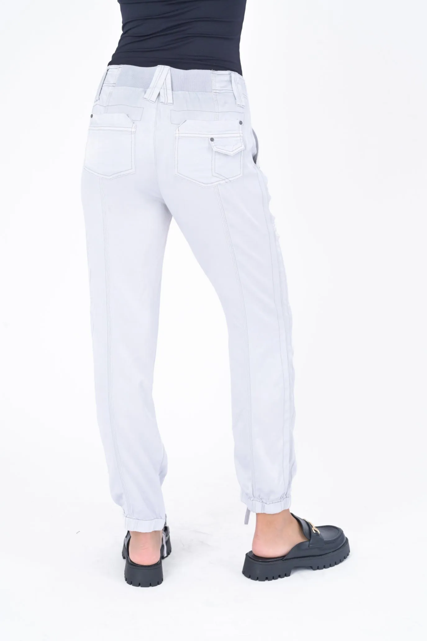 Marina Viscose Satin Jogger