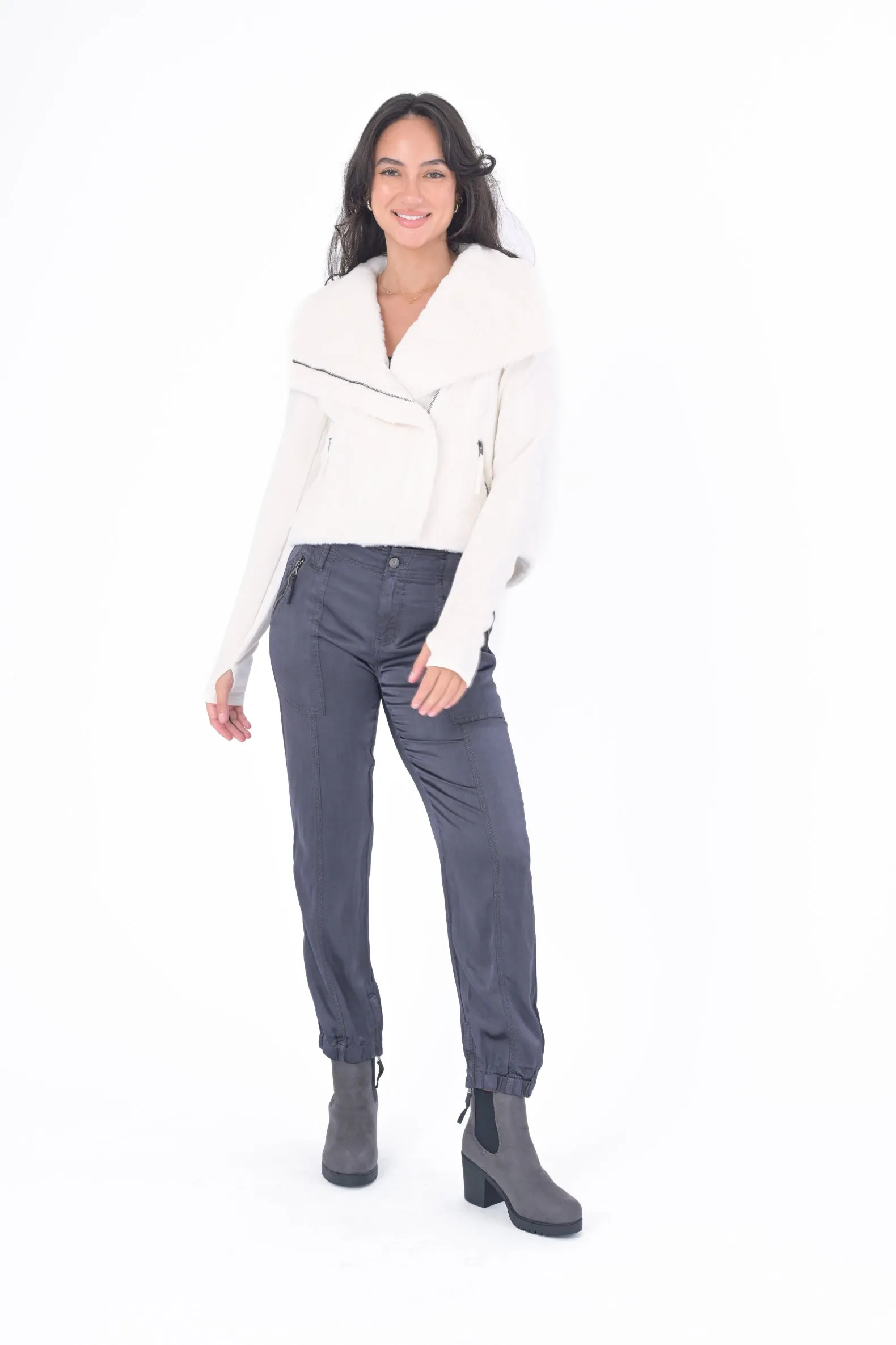 Marina Viscose Satin Jogger