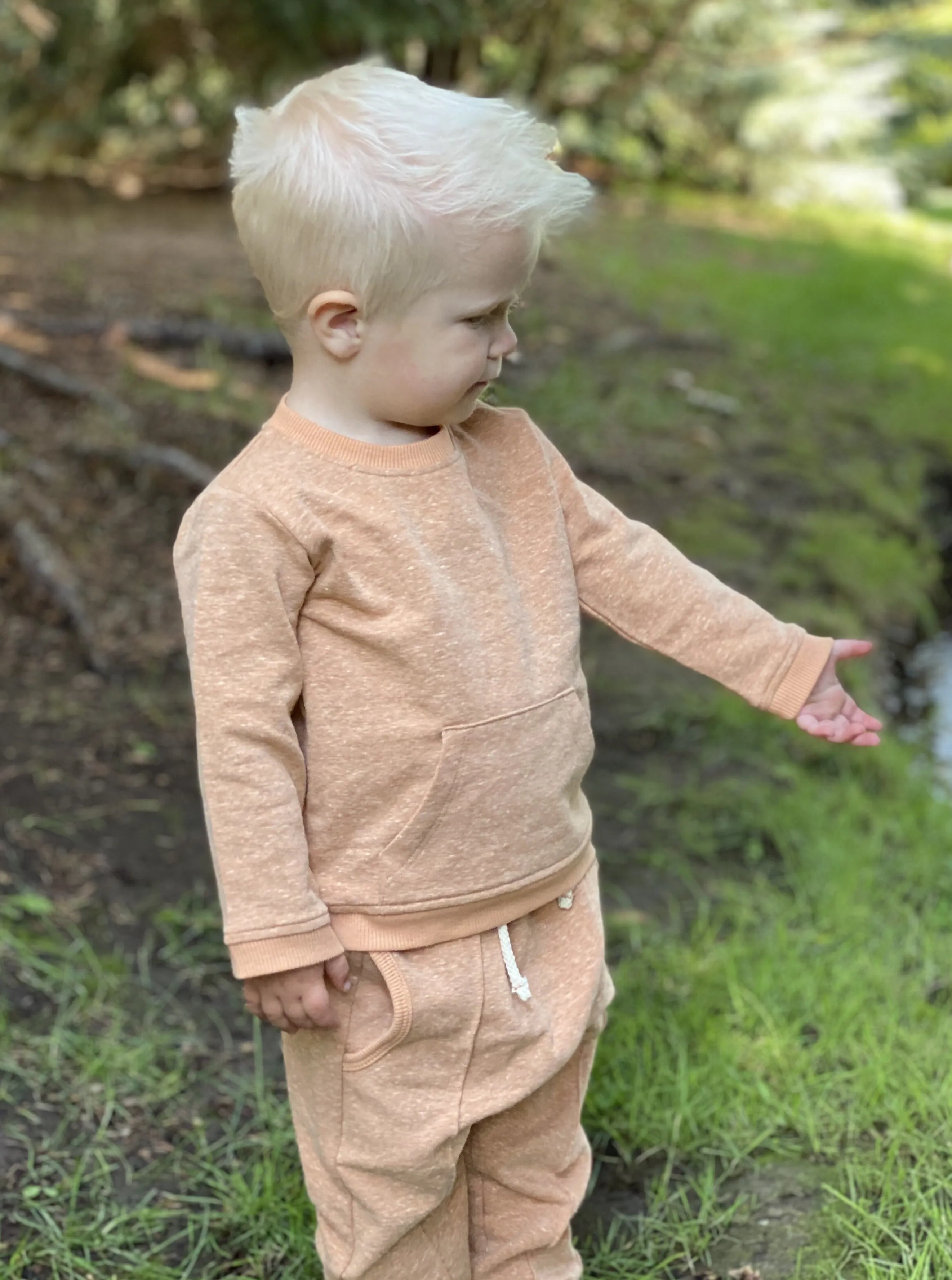 Mawgan top in pumpkin