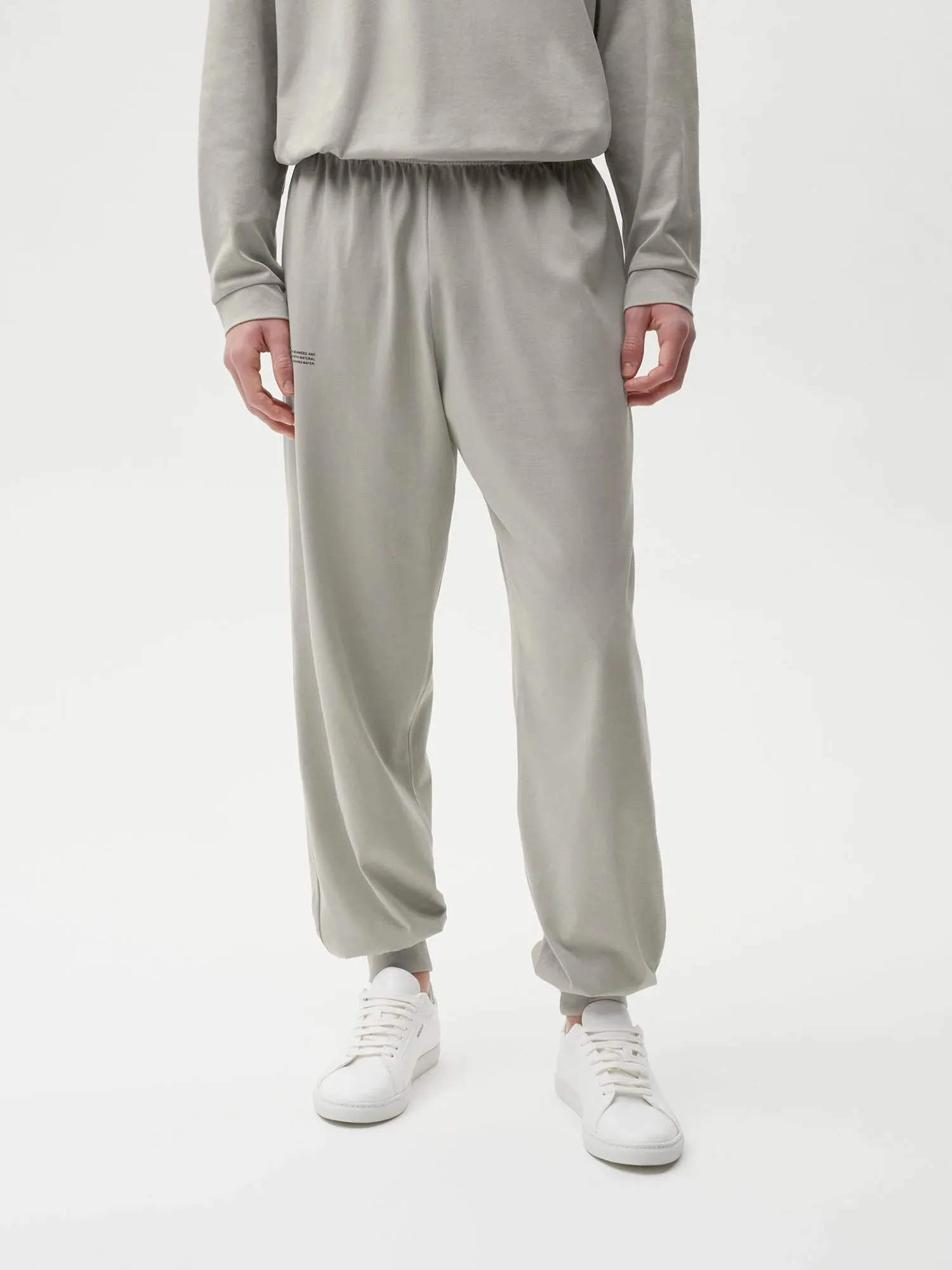 Men Organic Cotton Loungewear Pants with C-FIBER™—stone