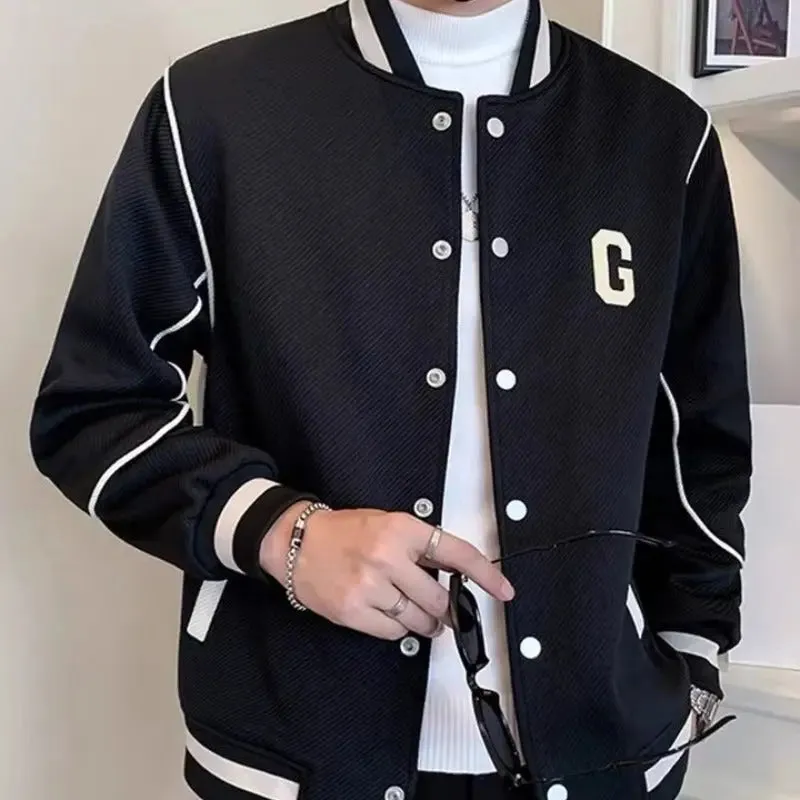 Men's Baseball Uniforms Casual Sports Cargo jacket