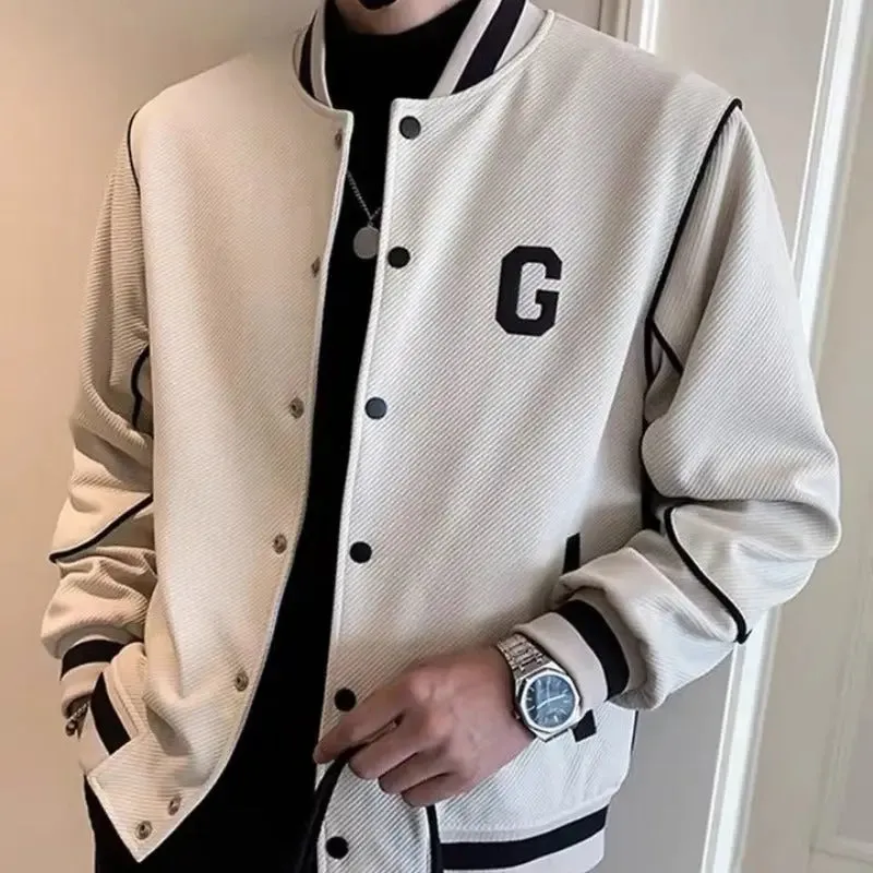 Men's Baseball Uniforms Casual Sports Cargo jacket