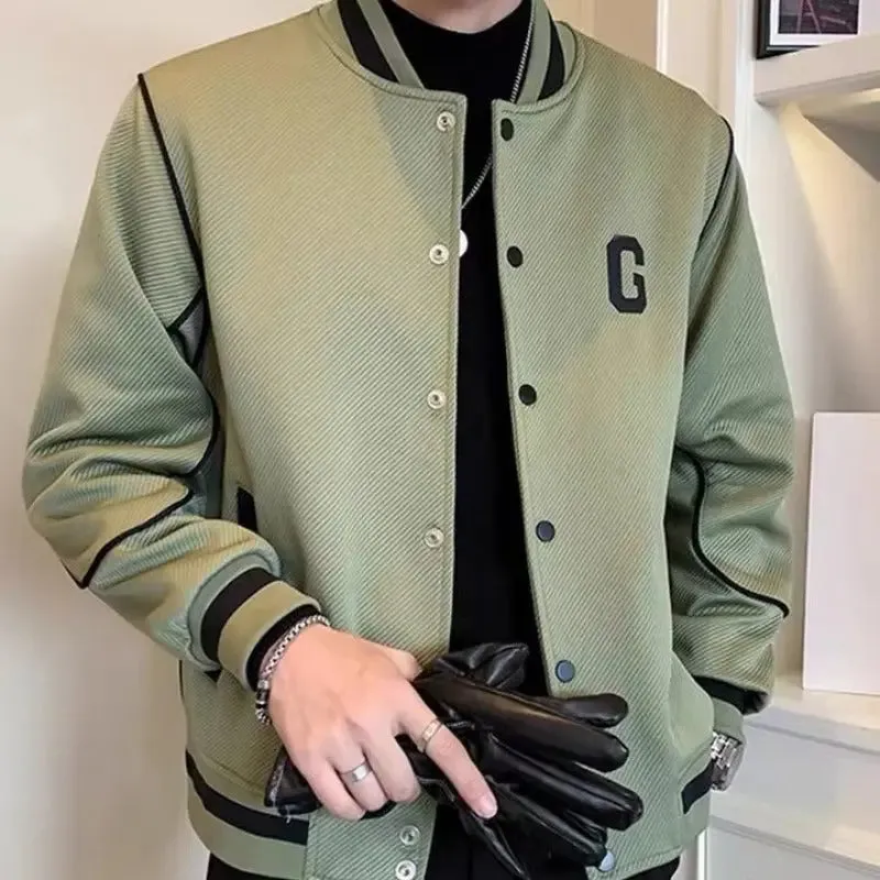 Men's Baseball Uniforms Casual Sports Cargo jacket