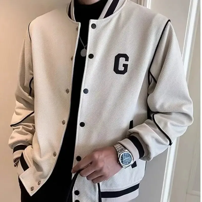 Men's Baseball Uniforms Casual Sports Cargo jacket