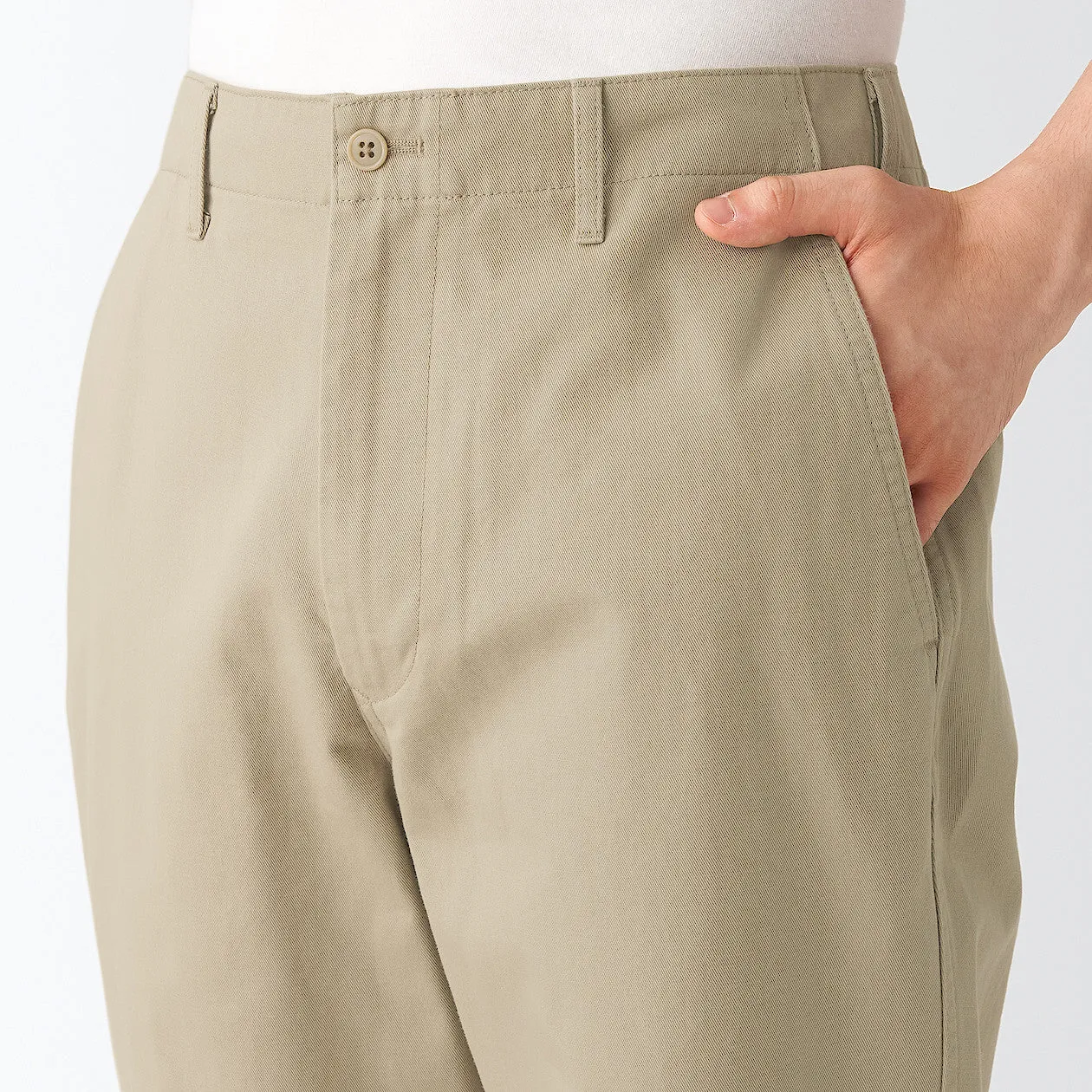 Men's Chino Regular Pants (L 30inch / 76cm)