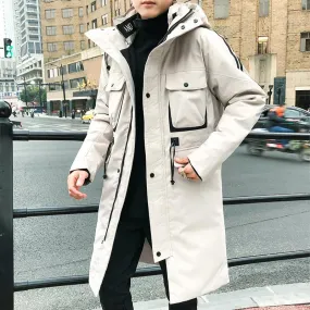 Men's Winter Casual Long Parka