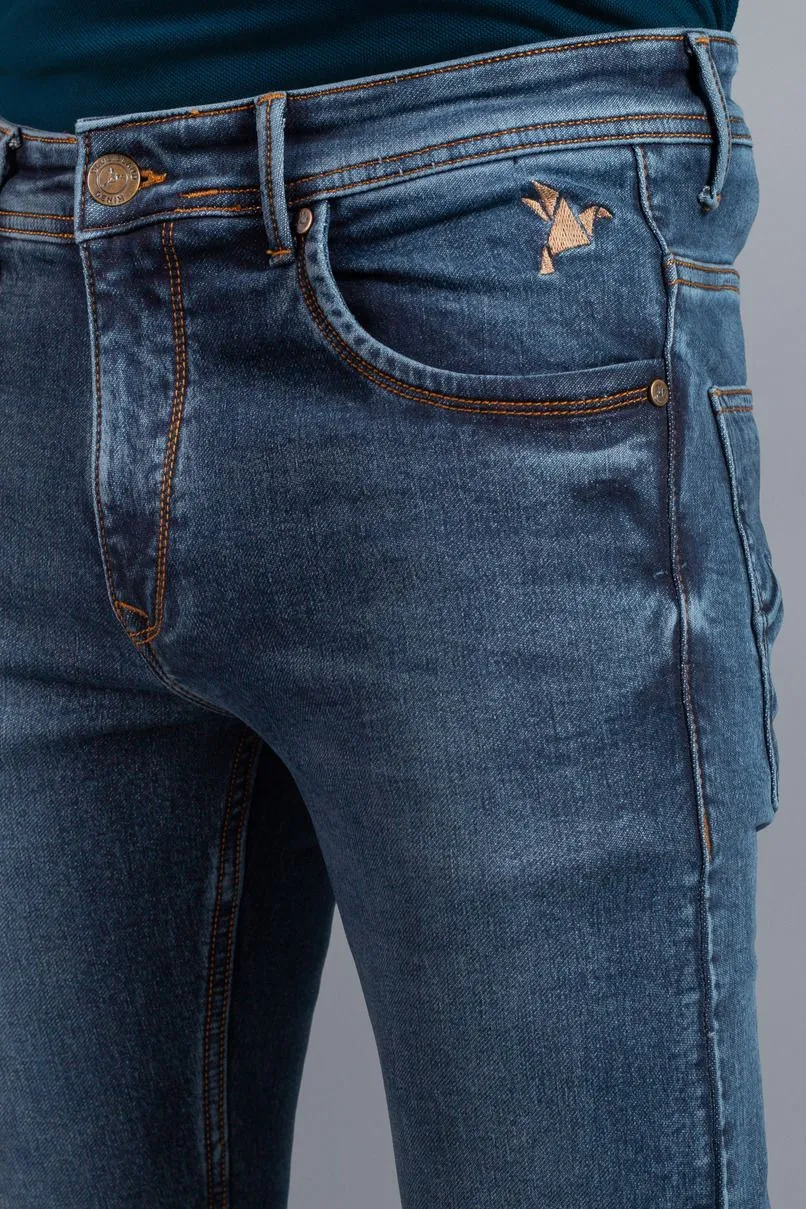 Metal Blue - Denim Jeans - Stain Proof