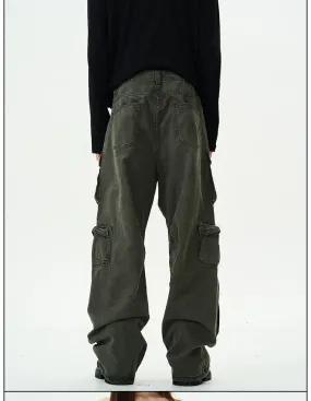 Multi-Flap Pocket Relaxed Fit Cargo Pants