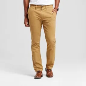 New - Men's Every Wear Athletic Fit Chino Pants - Goodfellow & Co Dapper Brown 34X30