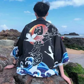 Ocean Waves Anime Jacket