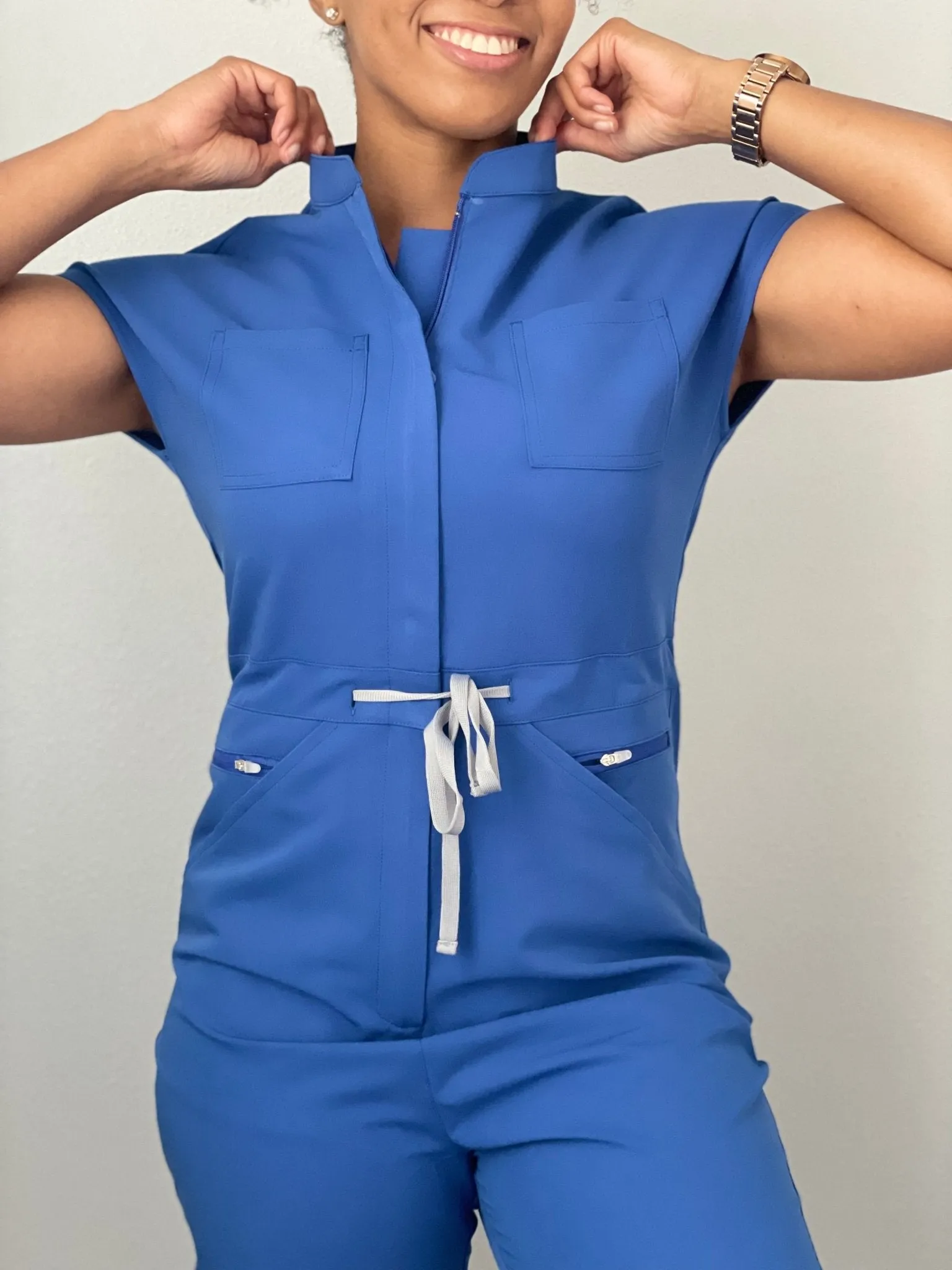 One Piece Scrub Jumpsuit