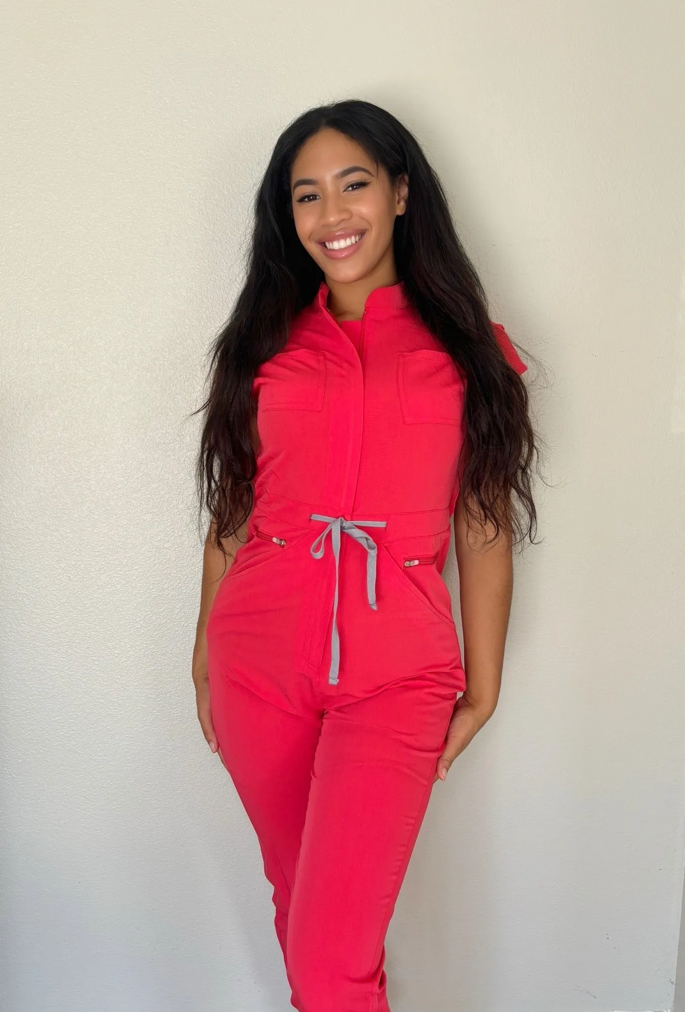 One Piece Scrub Jumpsuit